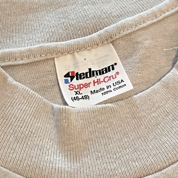 Vintage 1989 Native Tribal Design Montana Bear Feathers T Shirt XL - Picture 7 of 15